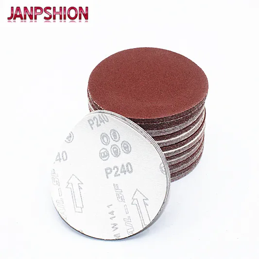 JANPSHION 100 шт. 5 &quot125 мм оболочка и наклейка фрикционный диск для шлифовальной машины