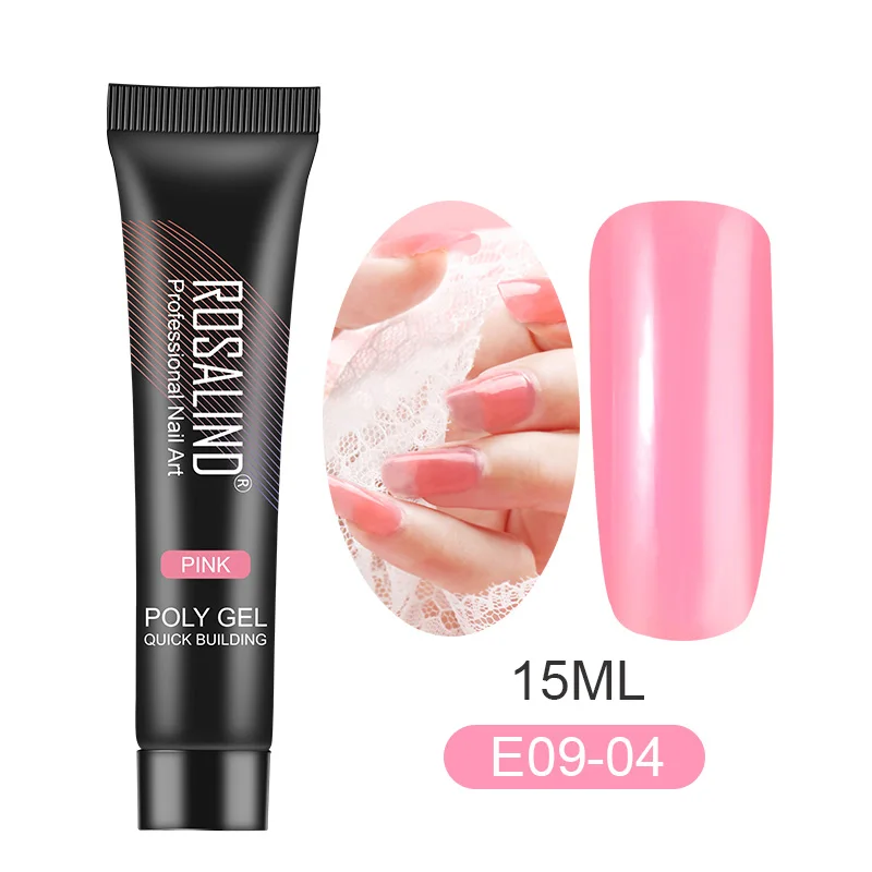 RE09-04 ROSALIND,15/30ml,гель для наращивания ногтей,все для маникюра,гель лак для ногтей,для маникюра,полигель для наращивания ногтей - Color: RE09-04
