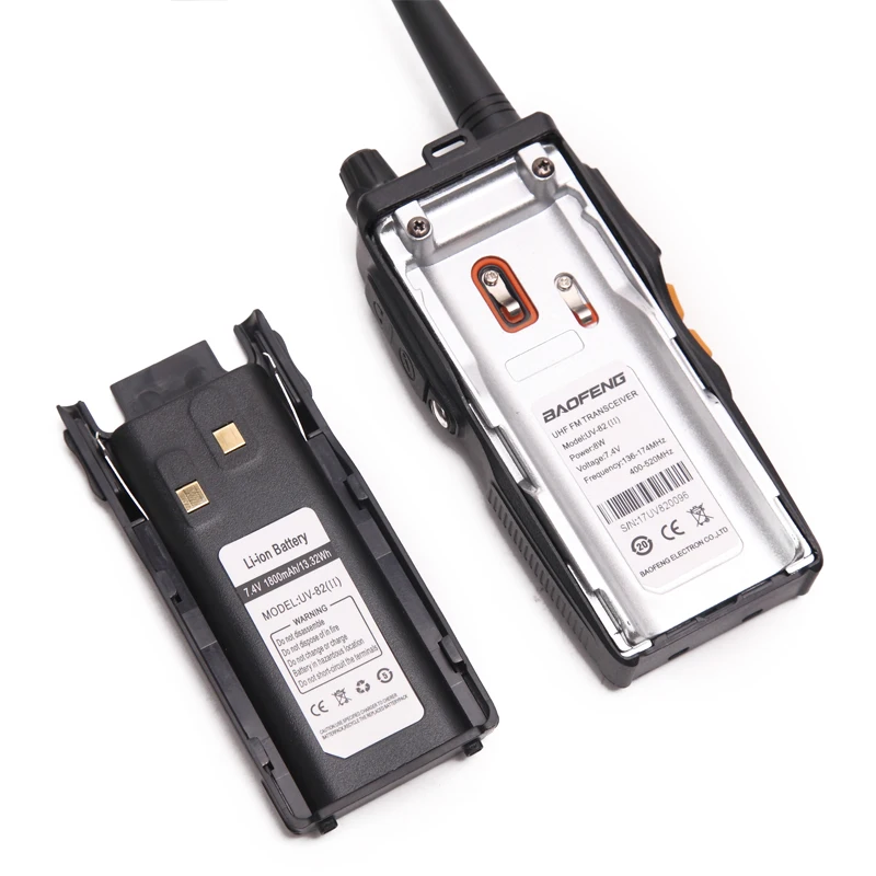 2 шт. Baofeng UV 82(II) True 8 Вт высокомощная рация Вт/4 Вт/1 двухсторонний