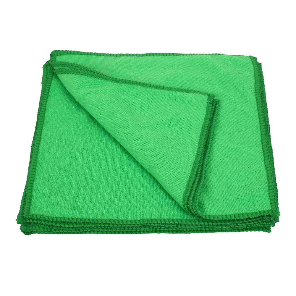 Шт. 10 шт. из микрофибры автомойка чистящее полотенце мягкий тряпка 25x25 см |