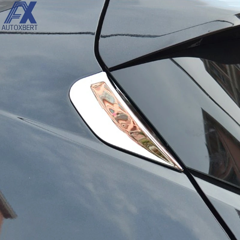 AX хром заднее окно боковой спойлер обшивка отделка молдинг для Buick Encore Opel Vauxhall Mokka