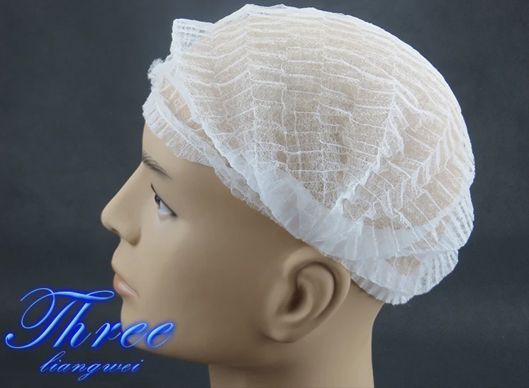 Бесплатная доставка 100 шт./лот нетканые одноразовые упругой бар Кепки головные