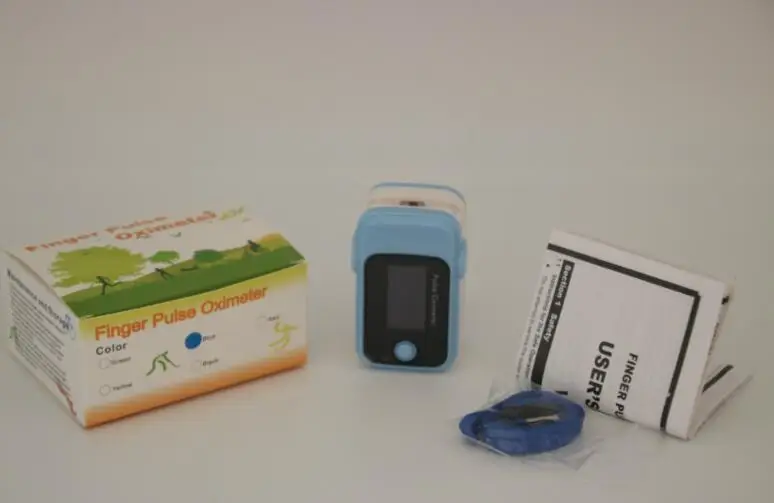 Индикатор насыщения кислородом забота о здоровье Пальчиковый датчик частоты