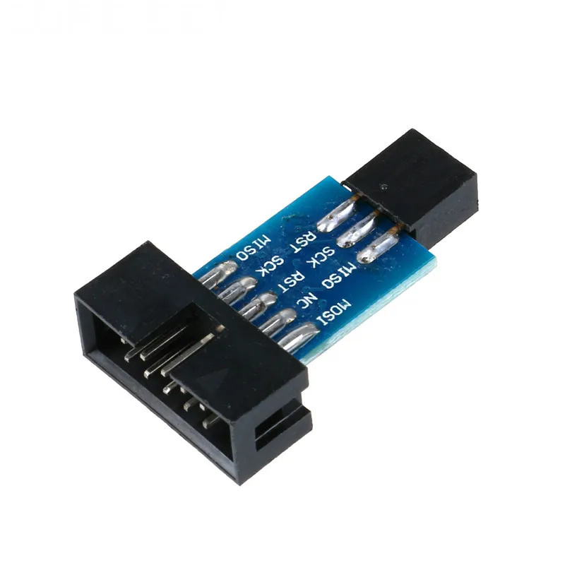 2 шт. 10 Pin до 6 Pin адаптер плата разъем для Arduino ISP интерфейс конвертер AVR AVRISP USBASP STK500 Стандартный