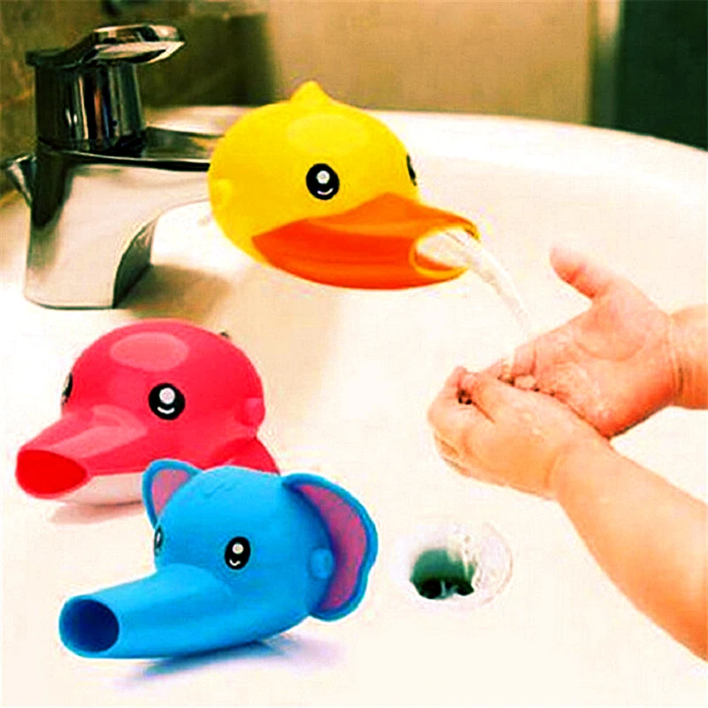 Насадка На кран в виде животных KINEE OX Happy Fun удлинитель для детских ванн детская