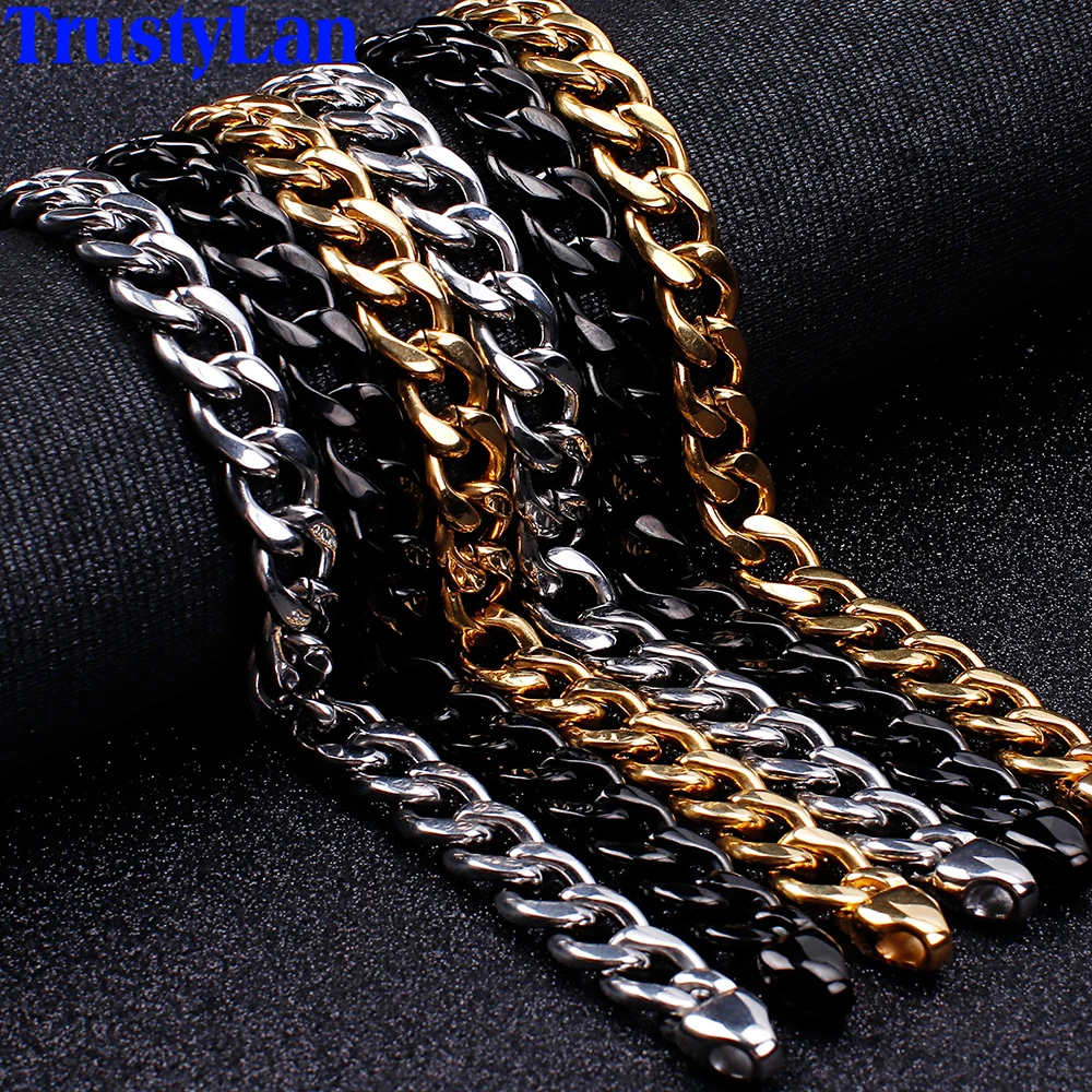 Ожерелье длиной 65 см для мужчин браслет лучших друзей Мужская цепочка 10 мм