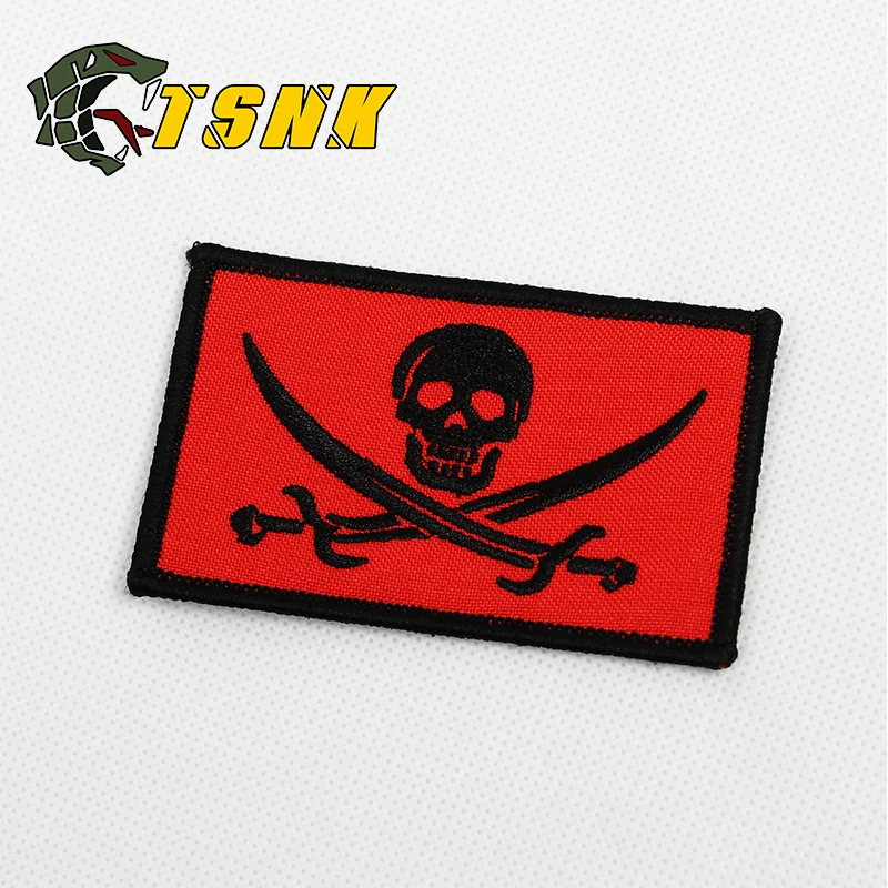 Tsnk Black Color badge military patch army &quotNAVY SEALS/Jolly Rogers&quot Armlet/Badge/Shoulder Patch | Тематическая одежда и