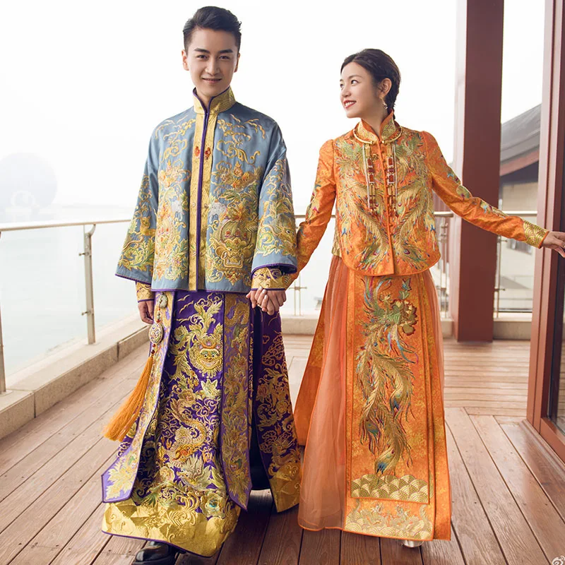 Восточные костюмы Ele для мужчин и женщин Свадебный костюм невесты жениха