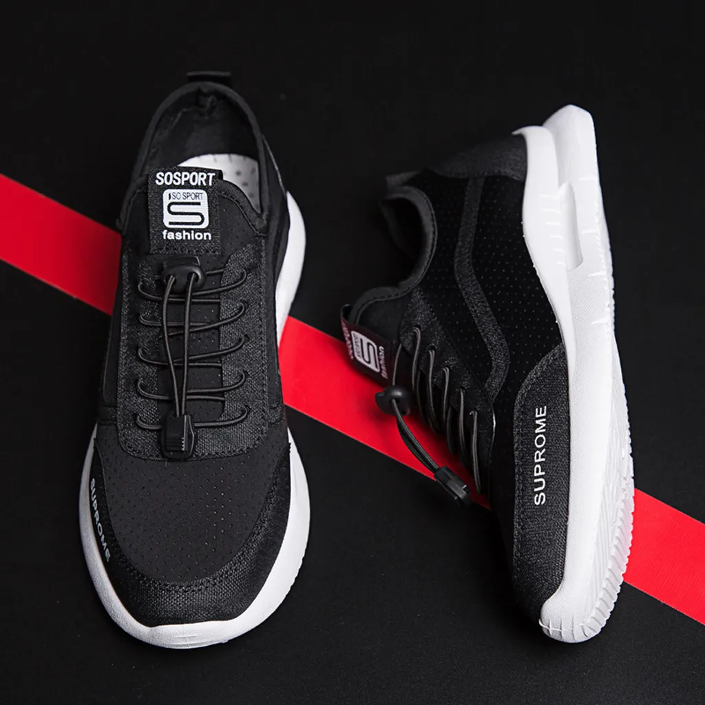 2019 Brand Spring Summer Sport Running Shoes Men's Mesh Leisure Sports Air Breathable Zapatillas Hombre Deportiva | Спорт и