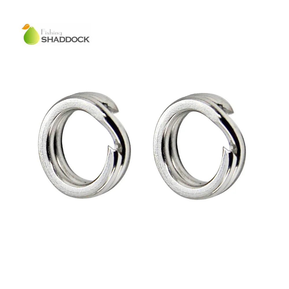 Shaddock рыболовные 200 шт из нержавеющей стали сплит-кольца 4 5-8 5 мм двойной круг петля
