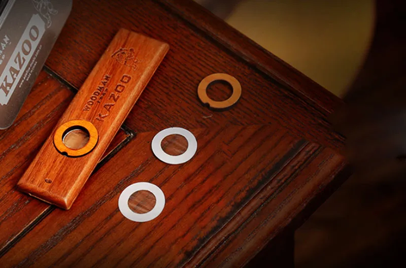 Деревянная гармоника kazoo orff инструменты укулеле гитара партнер Вудман деревянная гармоника с металлической коробкой kazoo для взрослых детей kazoo
