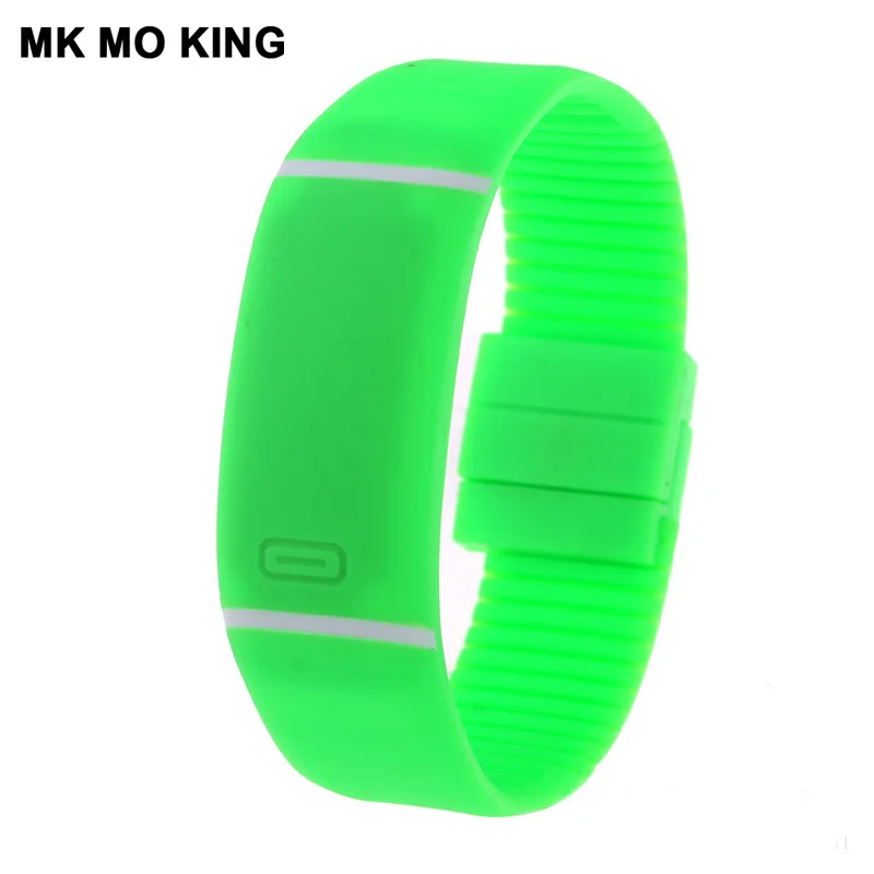 Светодиодный браслет с цифровым дисплеем детские Студенческие Спортивные