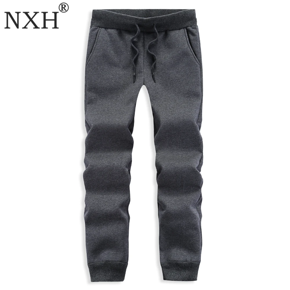 NXH флисовые зимние джоггеры теплые большие размеры 6XL 7XL 8XL спортивные штаны