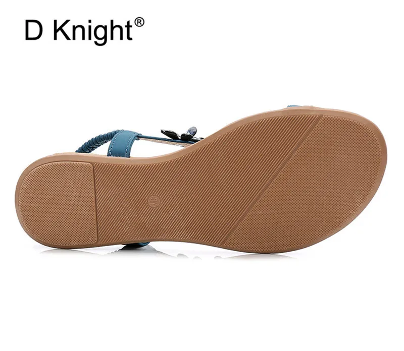 Богемные женские летние технические ботинки 2018 пляжные туфли с цветами и