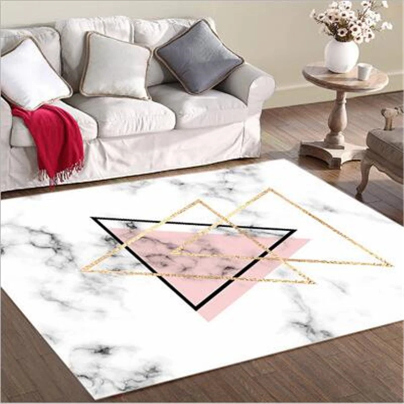 Мягкий полиэстер Ins Горячие ковры для гостиной спальни детской комнаты ковер