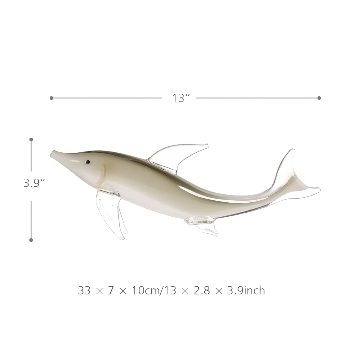 Статуэтка Tooarts серая рыба Подарочные статуэтки для животных украшение дома