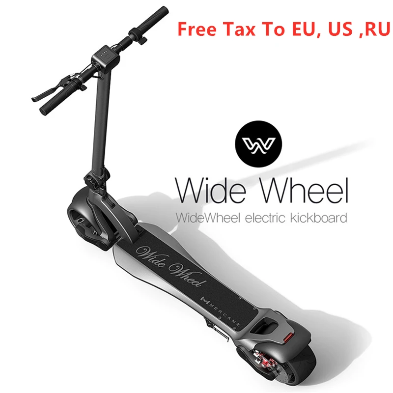 Умный электрический самокат Mercane WideWheel с широким колесом 48 в 500 Вт Двухколесный