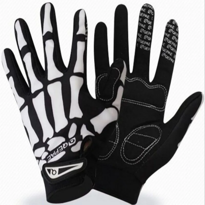 

Cycling Sport Racing Bicycle Motorcycle Ghost Skeleton Skull Bone Gloves Fitness Women Men's Sportswear Bicycle Accessories