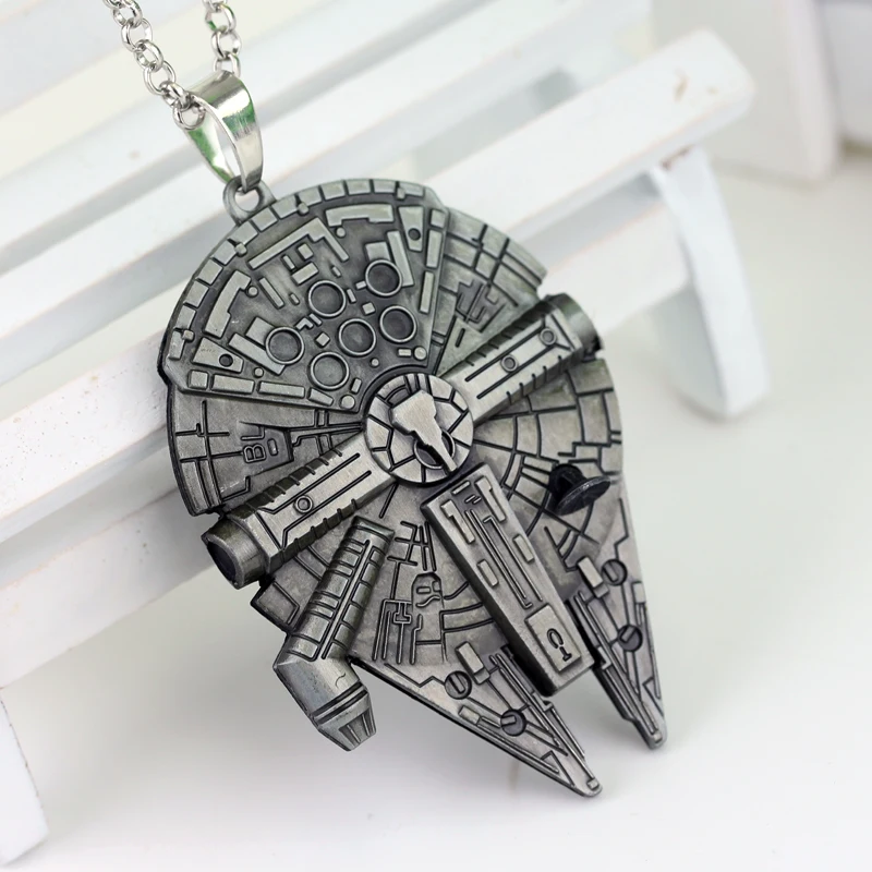 Ювелирные изделия из фильма «Звездные войны», ожерелье Миллен Сокол Дарт Вейдер, металлические подвесные ожерелья для мужчин и женщин, модные ювелирные изделия, воротник