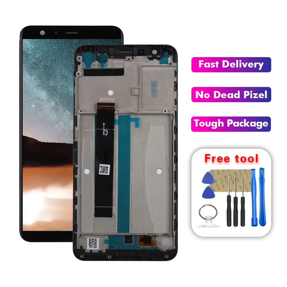 ЖК дисплей для ASUS ZenFone Max Plus M1 X018DC ZB570TL сенсорный экран дигитайзер Датчик