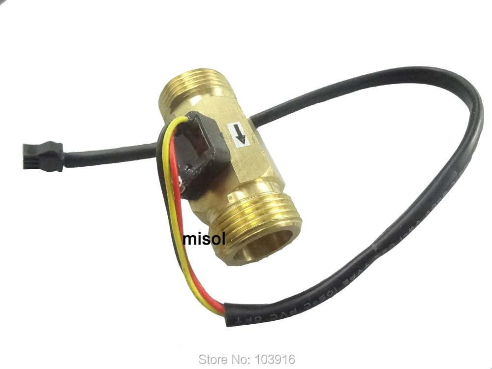 Электронный расходомер MISOL DN20 3/4 дюйма 2 45 л/м электронный датчик расхода