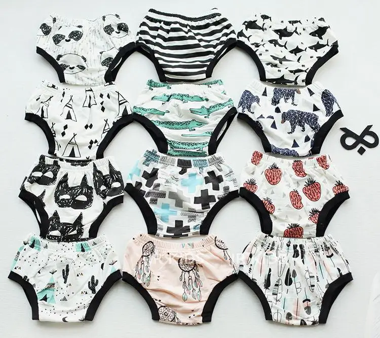 2016 autumn winter kids thin shorts underwears baby boy clothes girl bread pants ins cartoon kikikids | Детская одежда и обувь