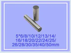 LUPULLEY 20 шт./лот цилиндрический штифт Диаметр 1 мм/1,5 мм Сталь(GCR15) булавки Длина 6/7/8/10/11/12/14/16/21 мм