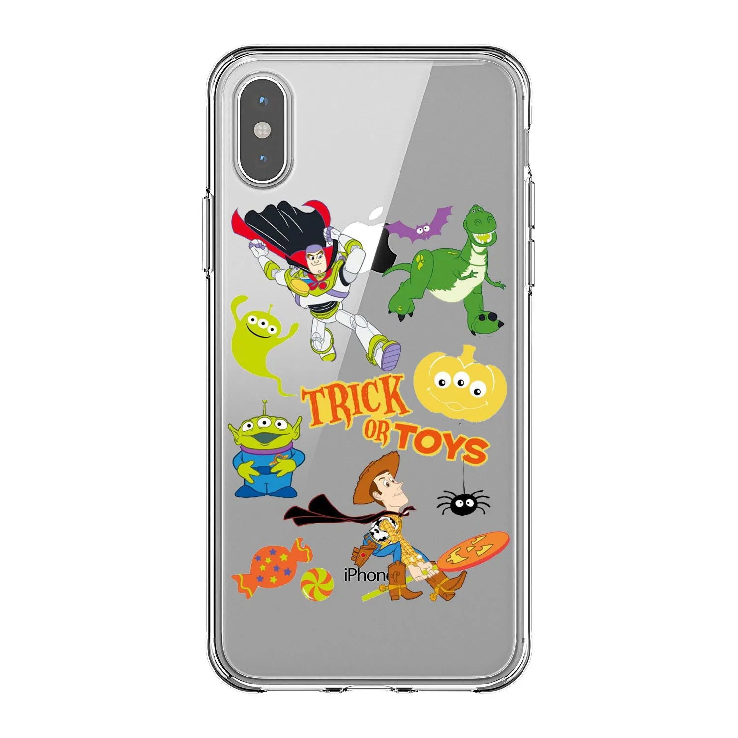TPU Cowboy Woody Buzz Lightyear Toy Story Мягкие силиконовые чехлы для телефонов из ТПУ для iPhone X 5 5S SE 6 6S Plus 7 8 Plus XS XR XS MAX - Цвет: TPU