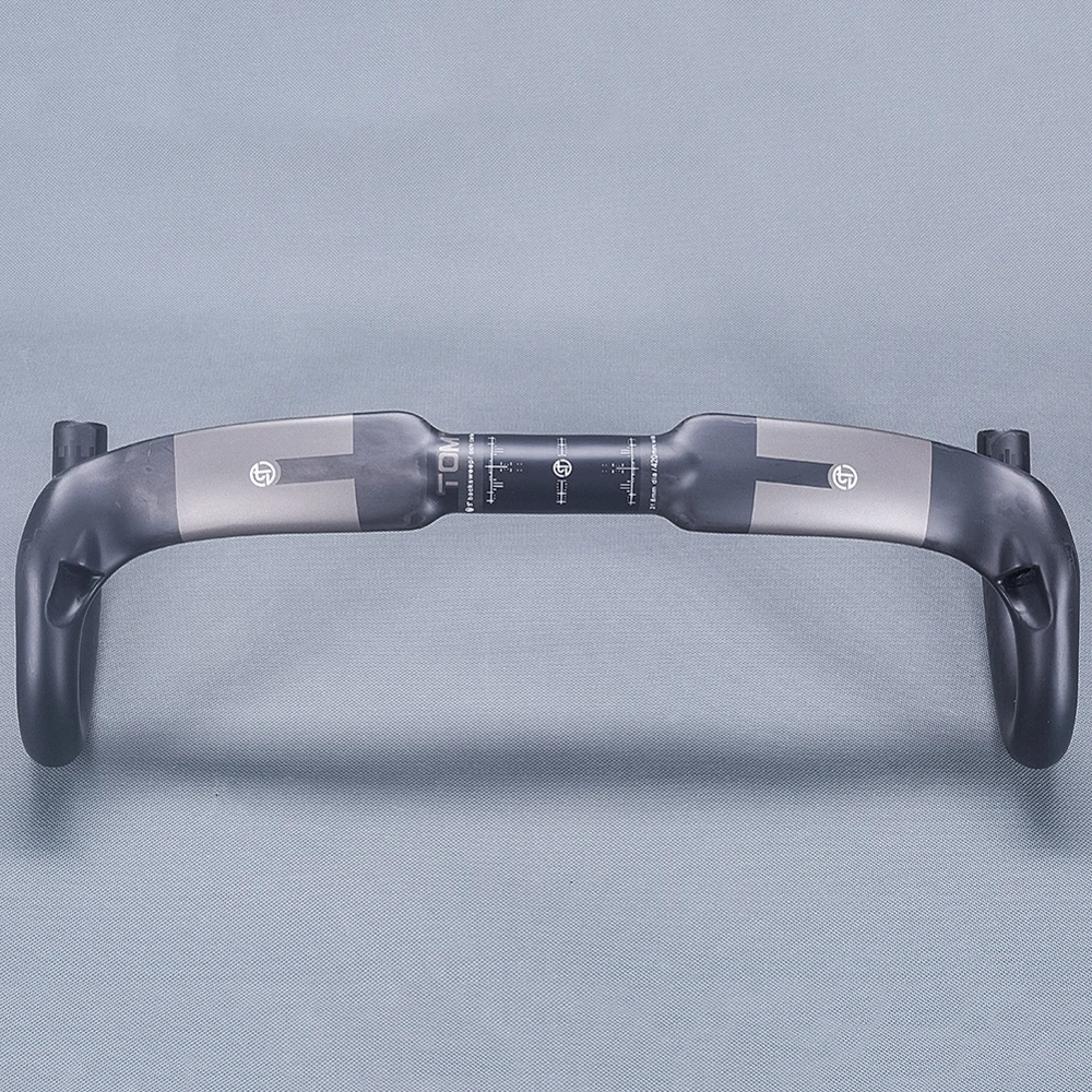 Tomtou сверхлегкий углеродного Волокно Велоспорт дорожный велосипед бар набор Руль