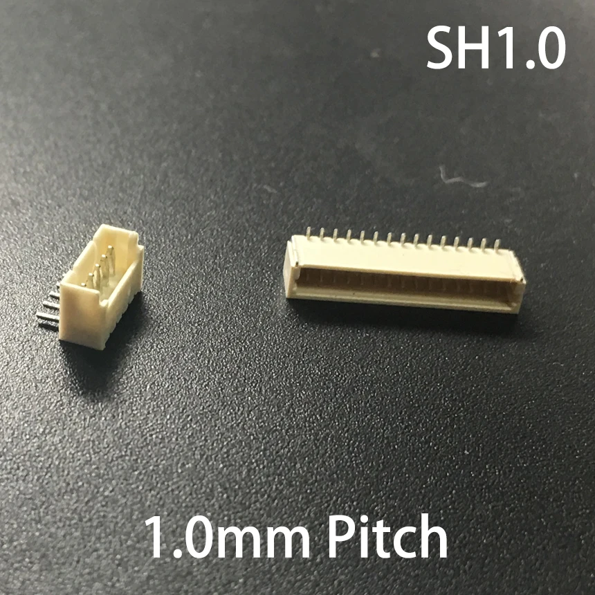 Контакты SH1.0 1 0 мм шаг 2P 3P 4P 5P 6P 7P Однорядный патч Вертикальный прямоугольный SMD SMT