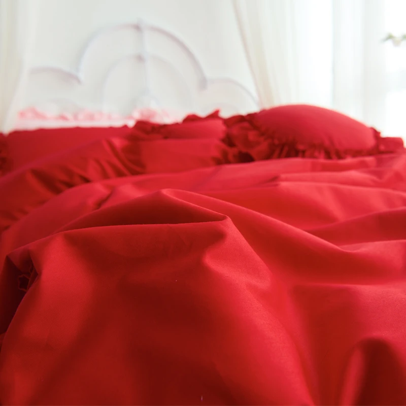 Новинка роскошный кружевной свадебный комплект постельного белья хорошее