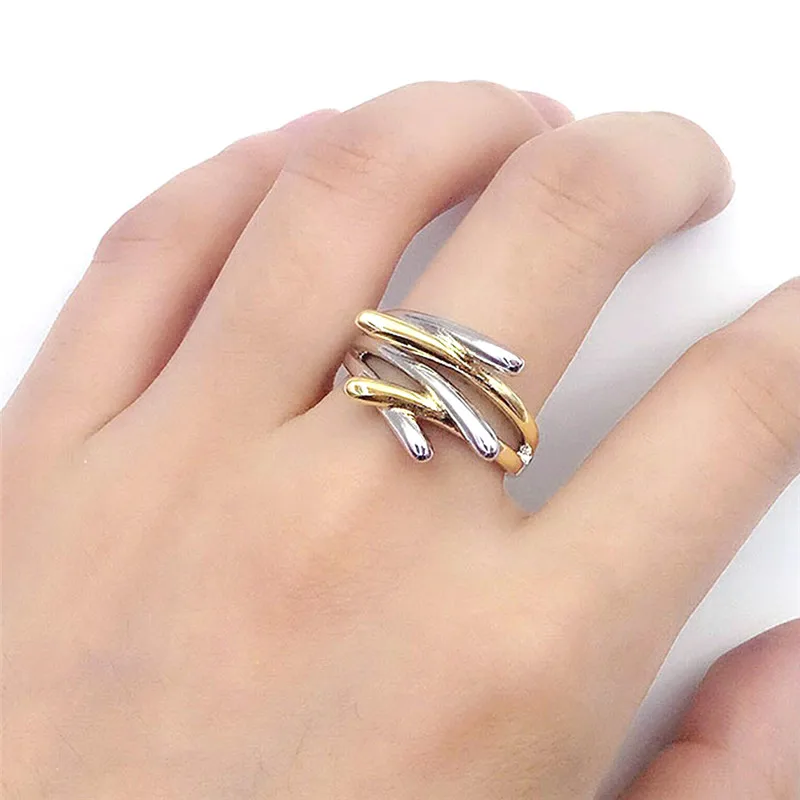 ROXI Мода Anillos золото и серебро цвет крест кольца для женщин размер 7 8 9 женские партии палец кольцо ювелирные изделия bague femme Прямая поставка