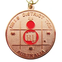 die casting zinc alloy soft enamel copper australia medals for wholesale k 200154