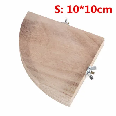 1 шт. деревянная подставка для хомяка платформа домашних животных попугая