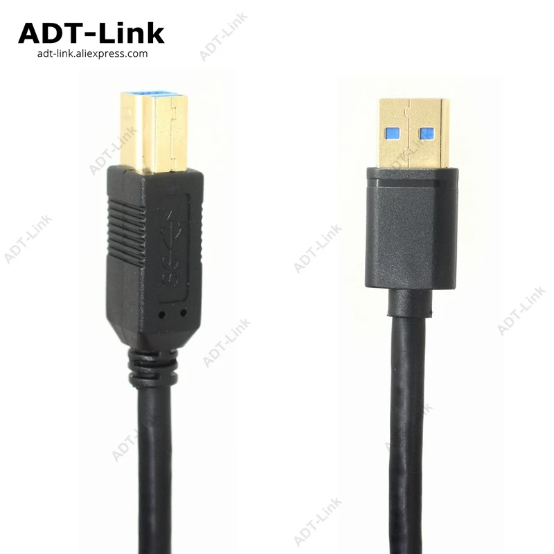 USB кабель для принтера Type B папа Папа 3 0 Canon Epson HP ZJiang принтер этикеток DAC