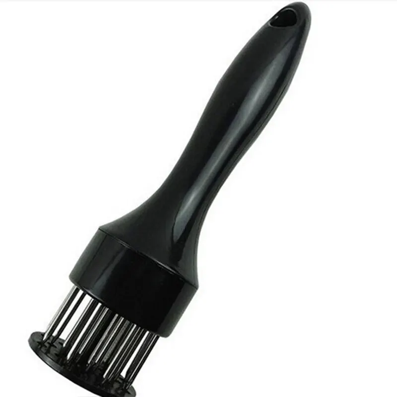 Meat Tenderizer Needle Stainless Steel Loose Beefsteak Pork Chop Artifact Kitchen Tools Professional Bar Supplies Black | Дом и сад