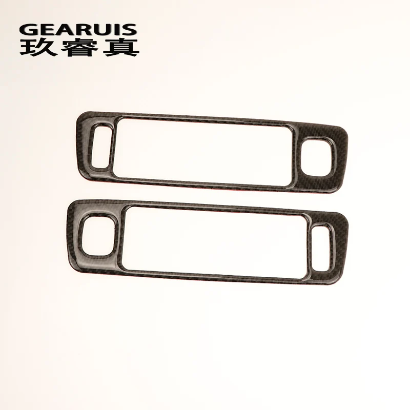 Стайлинг автомобиля карбоновая центральная консоль выходное отверстие