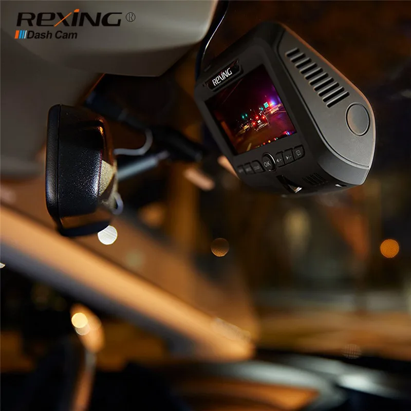 Rexing V1LG автомобильный видеорегистратор камера заднего вида регистраторы широкий вид Регистраторы Ночное видение видеорегистраторы автомобильные