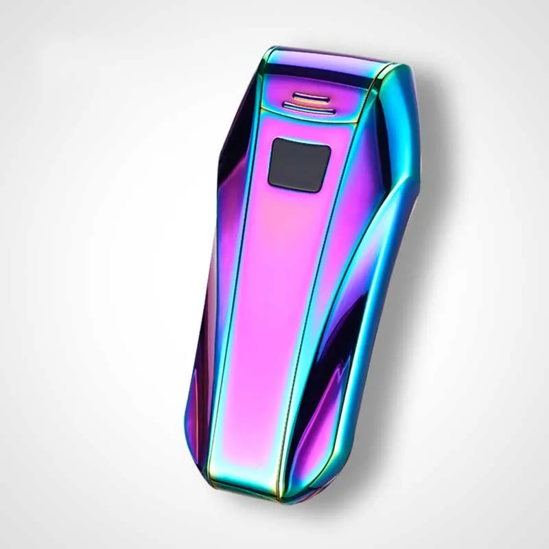 2019 металлическая Сенсорная Электронная USB-зажигалка с двойным пламенем и