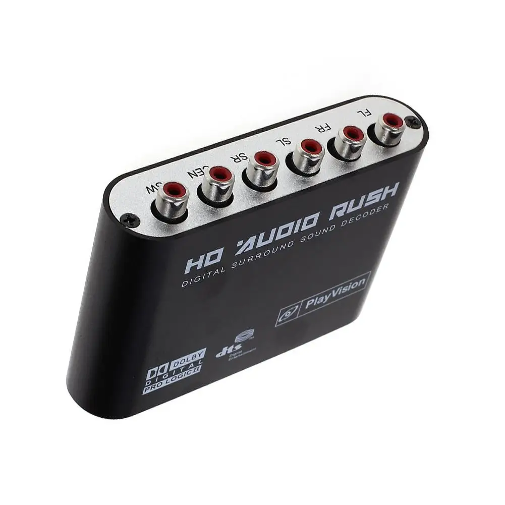 Ostart 5,1 аудио декодер Стерео звук коаксиальный к RCA DTS AC3 цифровой к 5,1 усилитель аналоговый преобразователь для HDTV PS3 DV плеер