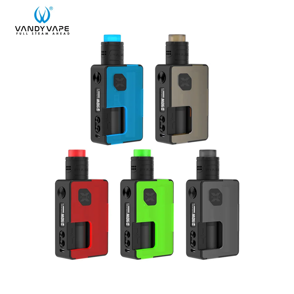 Оригинальный 90 Вт Vandyvape Пульс X BF Vape комплект с 8 мл Squonk бутылка Питание от батареи