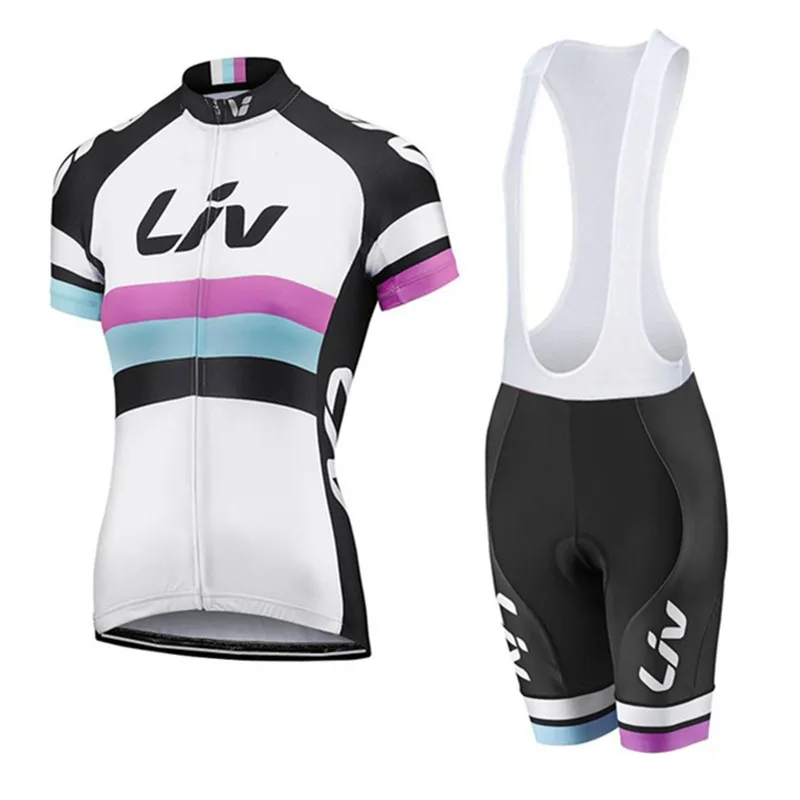 Liv Велоспорт Джерси женщин короткий рукав летние дышащие высокое качество одежда