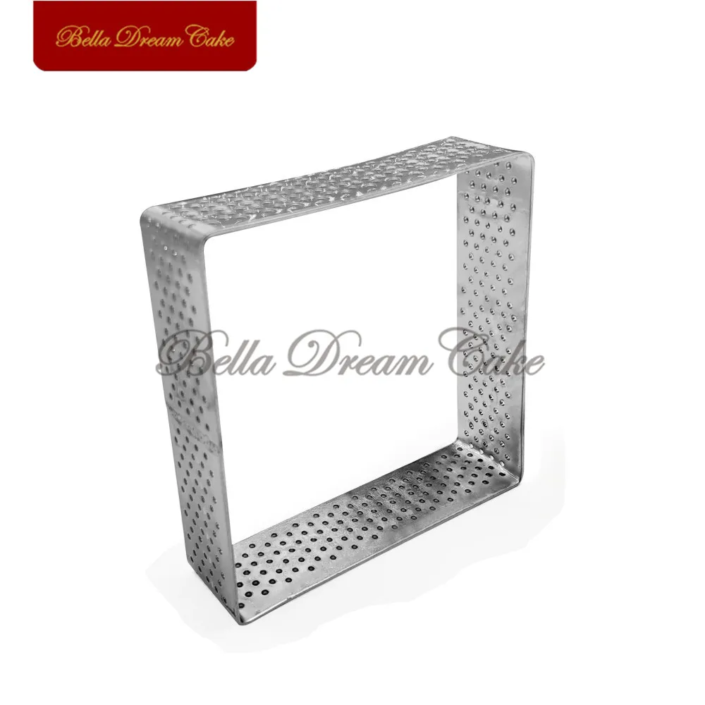 1 шт. ПЕРФОРИРОВАННОЕ кольцо для торта нержавеющая сталь | Дом и сад