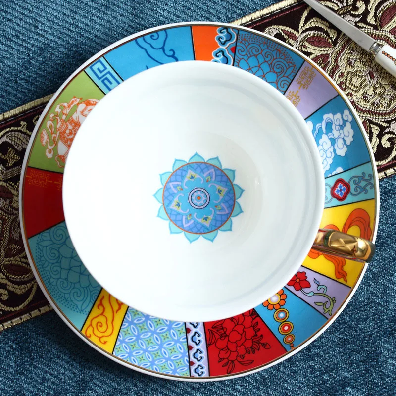 Кофейная чашка GLLead из костяного фарфора в английском стиле высококачественные