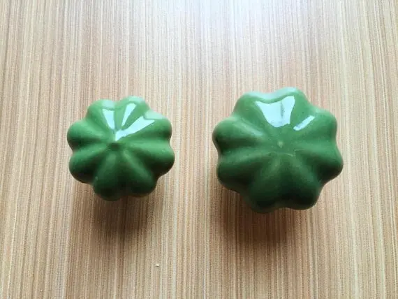 5 0 &quotзеленые керамические ручки для ящика и ручек уникальные дверные шкафа