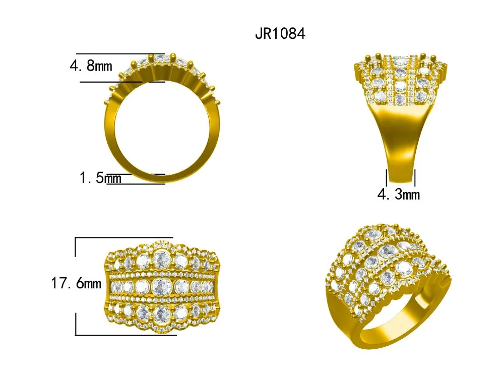LOVERJEWELRY обручальное кольцо 18 k желтое золото роскошное с настоящими бриллиантами кольцо для женщин обручальные вечерние кольца подарок на день Святого Валентина