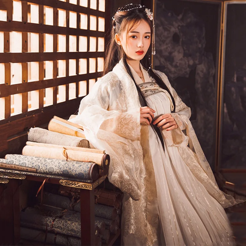 Костюм для китайских танцев красный Hanfu для женщин Традиционная сценическая одежда народное платье одежда для восточных выступлений карнавальный наряд DC2348