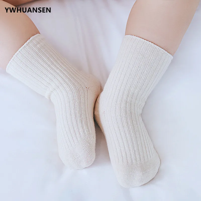 YWHUANSEN/3 пар/лот для детей от 0 до 4 лет весенне-осенние нескользящие носки