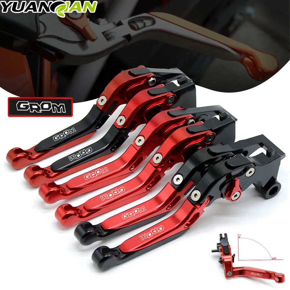 

For Honda GROM 2014 2015-2017 motorcycle cnc Brake Clutch Levers For HONDA MSX 125 GROM CBR 500R CB500F CB500X 2014-2017 2016