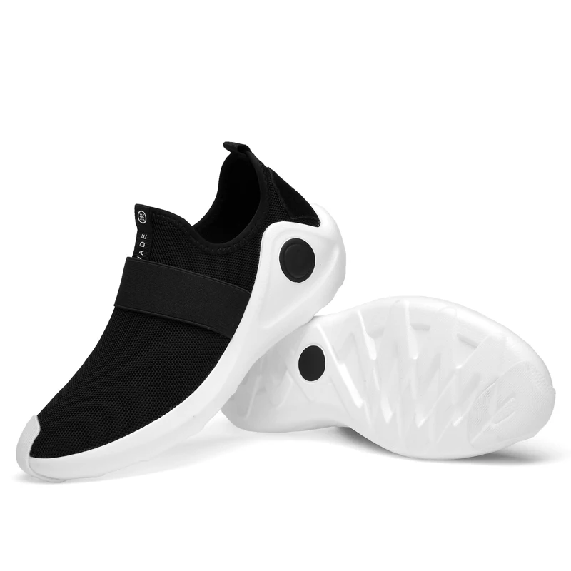 Новинка 2018 простые мужские кроссовки для бега лето осень дышащие сетчатые